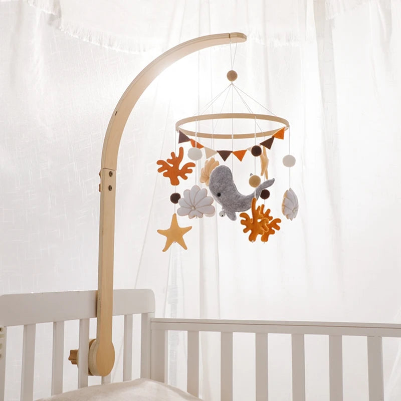 Ocean Dreams Baby Crib Mobile - Handcrafted Eco-Friendly Nursery Decor