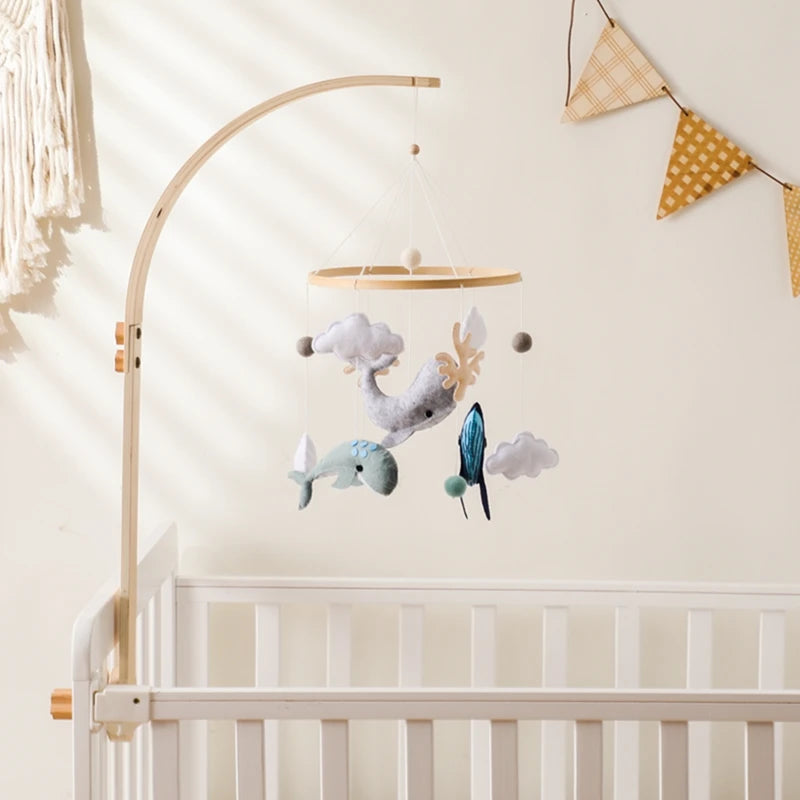 Ocean Dreams Baby Crib Mobile - Handcrafted Eco-Friendly Nursery Decor
