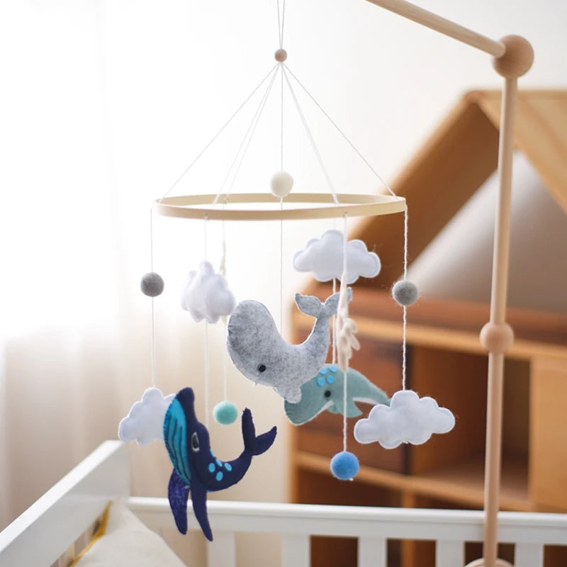 Ocean Dreams Baby Crib Mobile - Handcrafted Eco-Friendly Nursery Decor