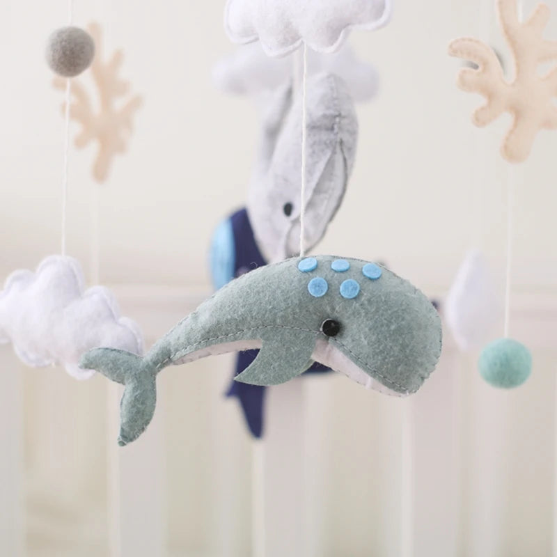 Ocean Dreams Baby Crib Mobile - Handcrafted Eco-Friendly Nursery Decor